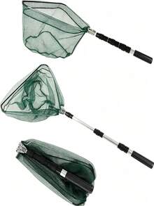 1pc Integrated Fishing Net, With A Deepened And Reinforced Design, Is Very Suitable For Freshwater Fishing. It Is Easy To Grab And Release, And Neither Big Fish Nor Small Fish Can Escape. - Multiple Specifications - View 9