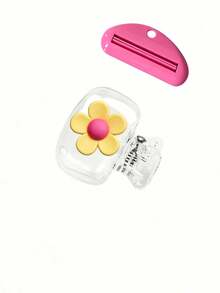 Capuchon de brosse à dents portable en forme de tournesol, boîte de rangement de brosse à dents de voyage, clip de protection de tête de brosse à dents portable, porte-brosse à dents, étui de protection de brosse à dents, protège la tête de la brosse à dents, design portable, pratique à transporter, blanc transparent avec motif de tournesol. Convient pour la maison, la salle de bain, le dortoir, l'hôtel, l'appartement et d'autres endroits, peut également être utilisé comme fournitures de voyage pratiques pour protéger la tête de la brosse à dents. - Multicolore - Voir 11