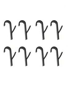 16/8/4/2pcs Multi-Function Towel Rack Hooks, Strong Load-Bearing Non-Slip Bathroom Storage Rack, No-Drill Kitchen And Bedroom Storage Rack, Bathroom Radiator Toilet Radiator Bar Bracket Hooks (Suitable For Hanging Bath Towels/Clothes/Cleaning Tools) - Multicolor - View 10