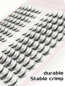 LAKIUU 140pcs Natural Curved White Moonlight Eyelashes, White Moonlight Fluffy Lashes, Natural Style Hot Melt Fluffy Lashes, Mixed Lengths, Reusable, Japanese And Korean Style - View 7