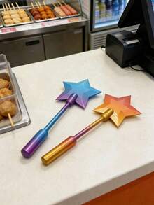 Magic Wand Contactless Payment, Contactless Payment Magic Wand, Starry Sky Magic Wand, Magic Star Magic Wand Bank Card Payment Card Holder, Suitable For Bank Card Payment Scenarios (Gradient Position Random) - Multicolor - View 9
