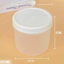 10件組（5個罐子+5個蓋子）120-600ml 午餐碗容器附蓋－可重複使用儲存罐，適用於優格、燕麥粥、備餐－微波加熱，燕麥優格早餐杯，便當盒，大容量便攜式儲存容器 - 彩色 - 查看 12