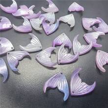 17*18mm 3D飛魚吊墜孔尾，高品質醋酸纖維手工DIY吊墜樹脂流蘇配件 - 彩色 - 查看 5