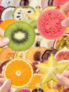 50Pcs Fresh Fruit Slice PET Stickers, Multi Round Cross-Section Layout, Moisture Proof No Paper Damage, Thermal Cup Notebook Gift Box Bestie Summer Mini Decor - 7*6*1 - View 3