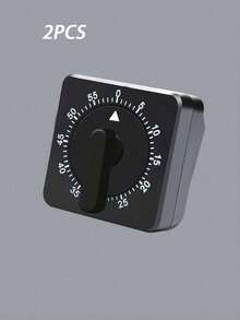 Mechanical Kitchen Timer With Ticking Sound And Visual Alarm - 60 Minute Timer For Cooking, Baking, Boiling, Stewing - ABS Material Timer For Stove, Microwave Use - Multicolor - View 14