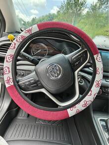 Cartoon Cute Rabbit Steering Wheel Cover, 15 Inch Elastic No Inner Ring Car Steering Wheel Cover, Perfect For Daily Driving - Little Rabbit - View 5