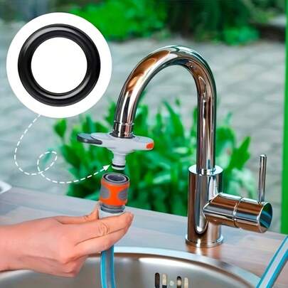 10pcs Home Water Pipe Replacement O-Rings, Perfect For Garden Hose, Quick Connect System, Faucet, Car Wash Gun And Water Pump, Garden Hose Sealing Gasket, High Elasticity Anti-Aging NBR Rubber Waterproof Sealing Ring, Fits 3/4 Inch Standard Water Pipe Connector