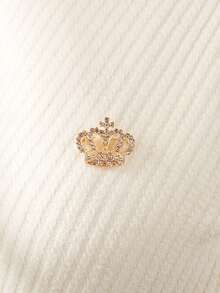 Luxury Elegant Crown Brooch, Suit Jacket Coat Accessory Decoration - Crown Brooch - View 3