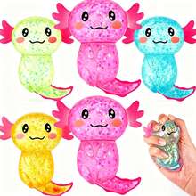 1pc Maltose Ice Cube/Salamander Squishy Toy - Finger Stress Relief Squeeze - Anxiety Relief Tool - Relaxing Party Gift - 2026 New Style - Gift For Friends - Collectible Gift - Holiday Gift - Birthday Gift - Thoughtful Gift - NNL44 - View 8