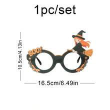 Halloween Party Costume Glasses, Pumpkin Spider Witch Bat Cute Funny Photo Props For Holiday Celebration - Multicolor - View 6