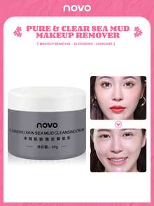 NOVO Clear Skin Makeup Remover Balm, Gentle Deep Cleansing For Face; Eye, Lip And Face Makeup Remover Water, Lotion And Oil - 01# Cleansing Sea Mud - View 1