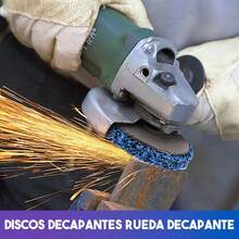 Poly Tira De Disco De Rueda Para Pintura Y Quitar Óxido 8pcs - A - Ver 6
