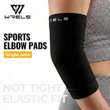 1 Pair Of WRELS Knitted Elbow Pads, High Elasticity For Snug Fit, Fitness Accessory, Elbow Pads For Women, Elbow Support, Sports Elbow Pads, Roller Skating - Multicolor - View 6