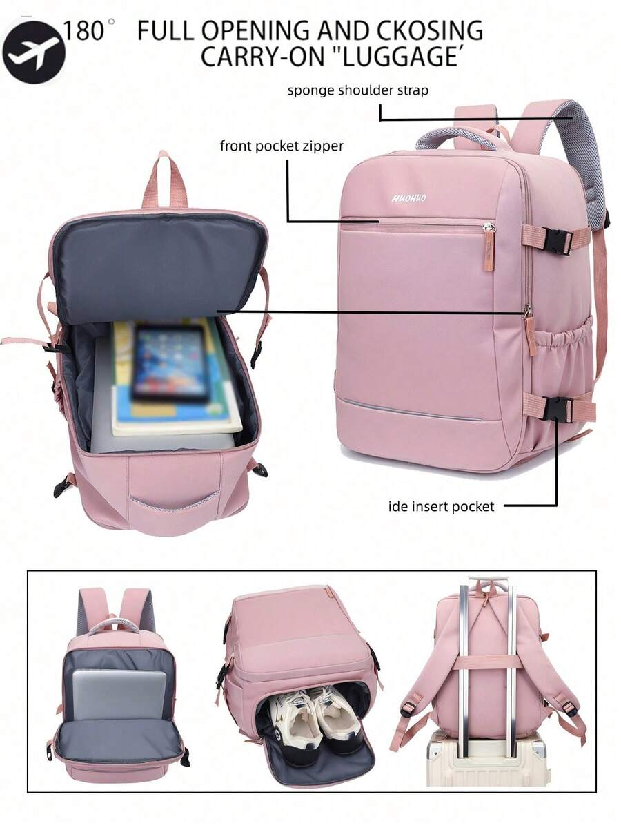Travel Backpack For Men, Lightweight, Suitable For Short Trips, Commuting, Travel Luggage Bag, Large Capacity, Laptop, Book Bag