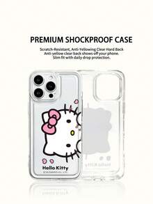 Miniso Sanrio 透明手機殼 夏季時尚款 節日禮物 防滑防摔防指紋手機殼 適用於 iPhone 17 17Air 17pro 17promax 11 12 13 14 15 16pro 16promax 14Plus 15Plus 16Plus 16pro 16promox XR - 無色 - 查看 2