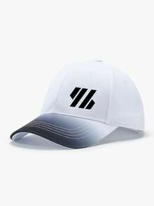 1pc/2pcs Minimalist Line Geometric Pattern Print Vintage Original Men's Women's Gradient Baseball Cap And Bag, Adjustable, Personalized Street Fashion Sport, Suitable For Daily Wear And Gift - Multicolor - View 6