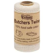 Butchers Twine, 328 Feet 3Ply Cotton Bakers Twine, Food  Cooking String For Tying Meat, Making Sausage, Trussing Turkey, Roasting And Packing Beige - Beige - View 3