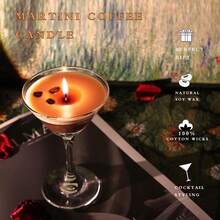 Espresso Martini Candle Unique Gifts For Women Girls,Strong Scented, Natural Soy Wax Coffee Candle Decor For Home,Bedroom,Coffee Martini Candles Gifts For Birthday,Valentine - Multi Scents - View 3