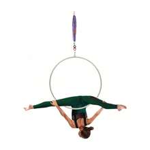 30Kn Stainless Steel Aerial Yoga Ring - Home Gym Ceiling Bracket - Default - View 7