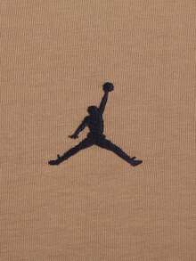 Jordan Kaos Rajut Lengan Pendek Tanpa Kerah Pria AS FIRST CLSS 85 SS TIW1598-242 - Coklat - View 3