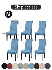1pc/4pcs/6pcs/10pcs Elastic Soft Parsons Dining Chair Covers, Removable And Washable Universal Fit For Kitchen And Dining Room Chairs, Spring/Summer Green Leaf Print, Furniture Protection And Home Decor, Create Festive Atmosphere For Dining Room, Living Room And Kitchen Chairs - Multicolor - View 34