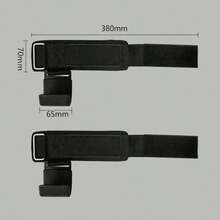 2pcs Set Fitness Squat Weightlifting Pull-Up Wrist Hooks Horizontal Bar Sports Equipment, For Reducing Strength Training, Not Hand Strength Hooks Gym Accessories - Black - View 5