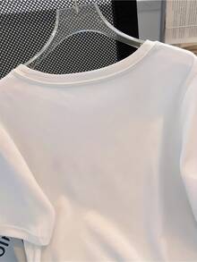 Plus Size T-Shirts - White - View 3