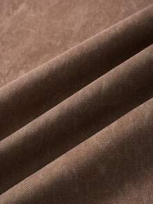 INFLATION Men's Vintage Washed Curved Leg Long Pants - Cocoa - View 8