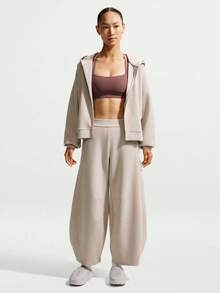Nike Women's AS W NK DF 24.7 IS Wide Leg Knit Pants IR1933-236 - Beige - View 6