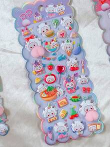 Cute 3D PP Bubble Stickers Peach Stickers Children Decoration Stickers Stress Relief DIY Stationery Stickers - Multicolor - View 12