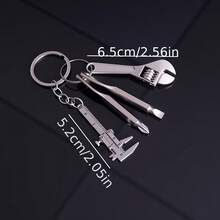 Mini Calibrador Vernier de Bolsillo y Juego de Herramientas de Reparación con Destornillador - Juego de Herramientas de Medición - Para Herramientas de Reparación del Hogar - Herramienta Ideal para el Proceso de Fabricación - Herramienta Mini Práctica Perfecta para Llevar en una Mochila - Juego de miniherramientas cuatro en uno - Juego de calibradores Vernier - Ver 9