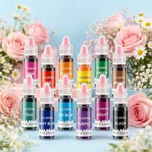 Set Gel Cair Dekorasi Kue DIY Aneka Warna, Aksesoris Pewarna Ornamen Kue Buatan Tangan, Alat Pembentuk Dekorasi Permukaan Sabun Aromaterapi Telur Paskah DIY (Aksesoris Dikirim Secara Acak) - View 4