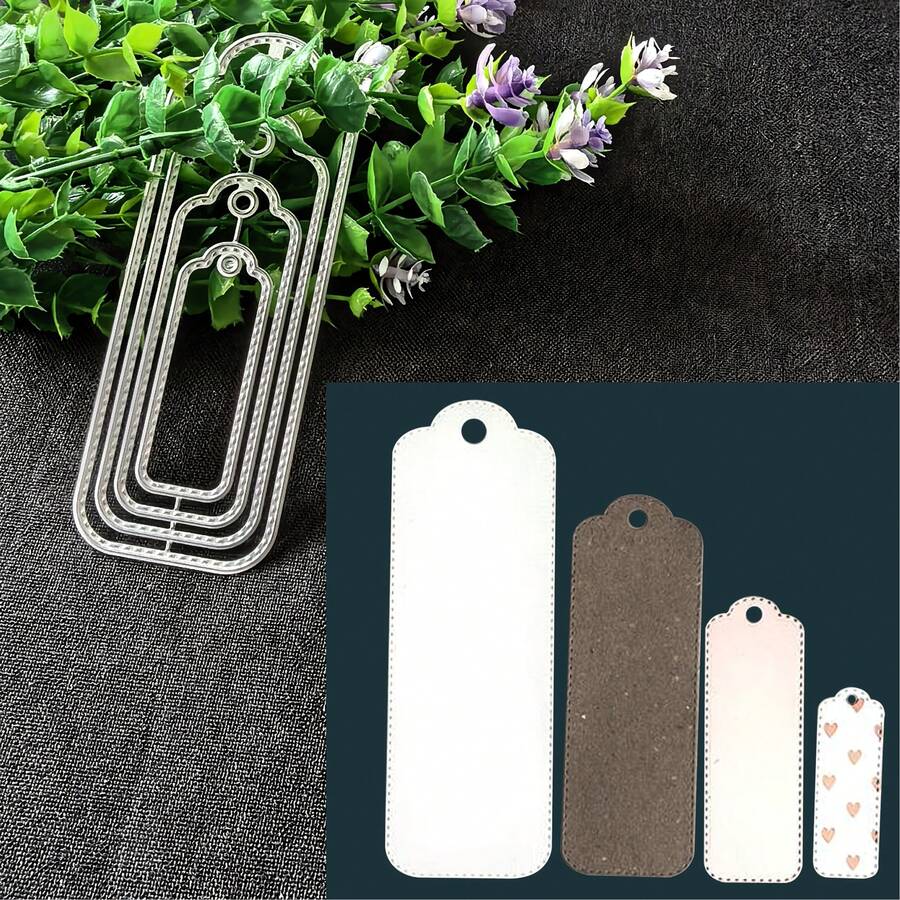 1pc Metal Cutting Die, Scrapbooking Embossing Template, Handmade Greeting Card Making Metal Cutting Tool, Gift Card Making Tool