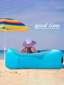 Sofa Lipat Tiup Luar Ruangan Portabel, Kursi Santai Tiup Tahan Air dan Anti Bocor, Kursi Pantai Ringan, Mudah Dibersihkan, Sofa Lipat/Kasur Udara yang Mengembang Sendiri untuk Berkemah, Perjalanan, Kolam Renang, dan Pesta Pantai, Perlengkapan Berkemah - MultiWarna - View 4