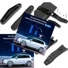 Universally Mount Fit Rooftop 106cm/42" CrossBar Wind Fairing Air Deflector Kit - A - View 2
