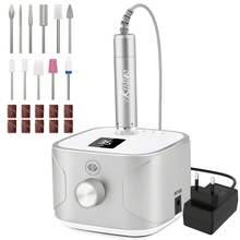 kredioo 35,000 RPM Electric Nail Drill With LED Display, Manicure And Pedicure Set, Suitable For Nails, Feet And Gel Removal, Ideal For Nail Salons And Home Use - Silver - Silver - View 13