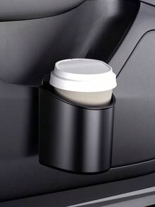 1/3pcs Self-Adhesive Car Door Cup Holder, Multi-Function Adhesive Car Interior Beverage Storage Bucket, Water Cup Coffee Cup Storage Bucket, Adhesive Plastic Cup Holder, Suitable For Car Door Side Small Items And Beverage Storage, Essential Car Accessories For Teachers And RVs - Multicolor - View 2