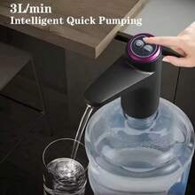 Electric Water Extractor Head For Home Use, Universal Automatic Water Dispenser, USB Rechargeable Portable Pump, Suction Pump Compatible With Most Water Bottles, Easy To Operate For Home Use - View 8