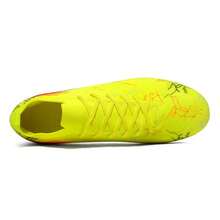 FG Football Shoes, Unisex, Youth Style, Suitable For Natural Grass Outdoor Training And Matches - Yellow - View 6