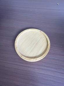 5Pcs Multi-Scene Multi-Functional Bamboo Oval Coasters, Multi-Use Bathroom Decor Tray, Aromatherapy & Jewelry Storage Dish, Table Decor For Christmas Thanksgiving Holiday Party, Non-Food Contact - Champagne - View 11