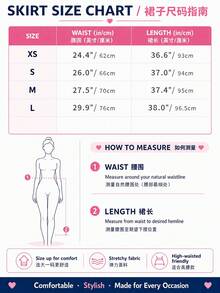 EARO 女款時尚長裙，時尚印花，無彈力面料，鬆緊腰頭，時尚優雅百搭設計，度假紅 - 紅色 - 查看 11