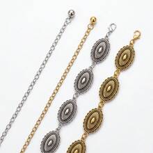 復古雕花金屬腰鍊，百搭優雅女裝腰部飾品，收腰時尚配件，適合女性在任何場合配戴 - 彩色 - 查看 4
