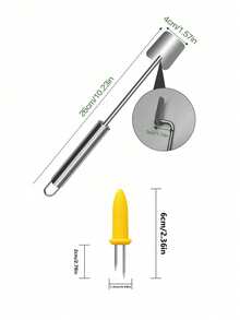 304 Stainless Steel Multi-Function Fruit & Vegetable Peeler, Ergonomic Handle, Durable Compact Kitchen Tool, Suitable For Potato Peeling, Perfect Home Gift For Family, Friends And Valentine's Day - Silver - View 10