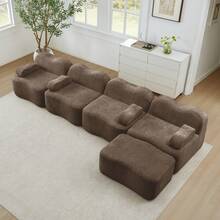Sofas & Couches - Brown - View 3