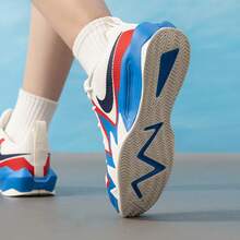 Nike 全新S.T.Dynamite緩震回彈耐磨運動大童籃球鞋 - 白色/藍紅色 - 查看 6