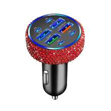 Adaptor Charger Mobil USB-C PD Bling Bling, Pengisian Cepat, Cocok untuk Berbagai Kendaraan Kecil, Kabel Pengisian Cepat 3-in-1 dengan Lampu LED dan Kristal Berlian Imitasi, Hadiah Terbaik untuk Pesta Ulang Tahun dan Liburan untuk Pria/Wanita - Beraneka warna - View 40
