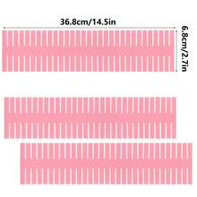 Adjustable Drawer Organizer Dividers, Pink Cuttable Drawer Separators, Customizable Plastic Divider Strips, Adjustable Drawer Storage System, Suitable For Bedroom, Living Room, Kitchen, Study, Bathroom, Vanity And More - Pink - View 9