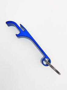 10/6/5/1pc Multifunctional Keychain Bottle Opener, Minimalist Industrial Style, Solid Color Matte Metal Finish, Long Curved One-Piece Design, Integrated Stamped Bottle Opening + Hanging Ring Design, Open Beer And Soda, Portable Key Pendant, Outdoor Portable Tool, Bar And Home Accessory, Promotional Gift, Car Accessory, Kitchen Accessory, Kitchen, Christmas, Camping, Home, Wedding, Halloween - Multicolor - View 6