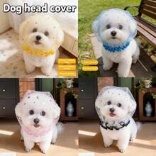 4pcs Cute & Delicate Dog Muzzles, Breathable Mesh Face Masks For Dogs, Prevent Accidental Ingestion And Licking, Outdoor Dog Walking Safety, Comfortable And Breathable, Suitable For Pomeranian And Bichon Frise And Other Small To Medium Dogs, Designed To Prevent Pets From Licking - Multicolor - View 7