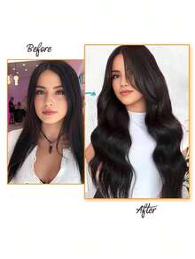 Jessie's Selection 20pcs/Pack 50g Tape In Hair Extensions Skin Weft Remy Silky Straight Seamless Invisible Tape Adhensive 150Grams 100% Human Hair Extensions For Volume Add Length Luxury Quality Affordable Cost Salon Quality (#1B Natural Black) - SNatural - 查看 5